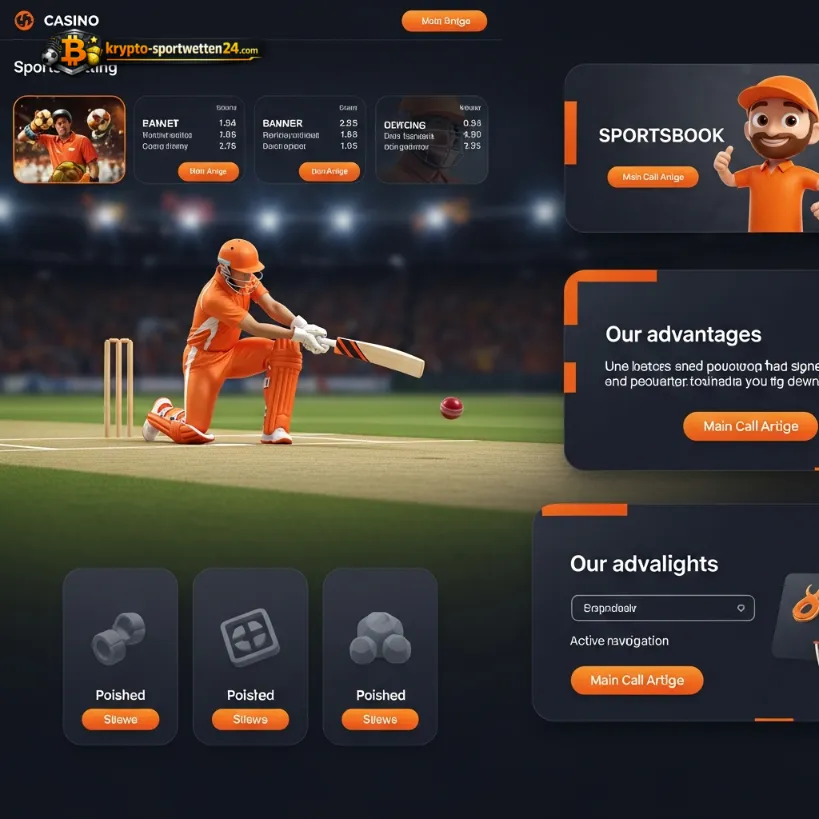 Umfassende Benutzeroberfläche einer Krypto-Sportwetten-Website, die verschiedene Wettmärkte und Live-Quoten für Sportereignisse wie das Spiel England gegen Kroatien anzeigt.