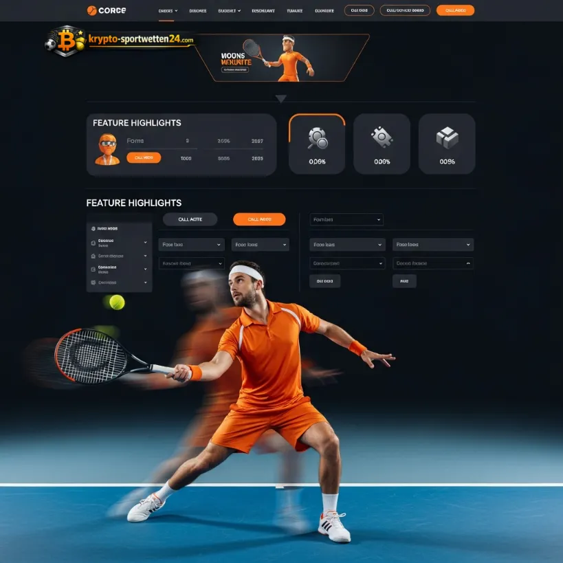 Ein modernes Tennisstadion mit integrierten digitalen Grafiken für USDT Live-Wetten